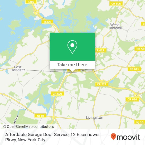 Affordable Garage Door Service, 12 Eisenhower Pkwy map
