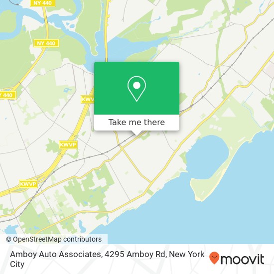 Mapa de Amboy Auto Associates, 4295 Amboy Rd