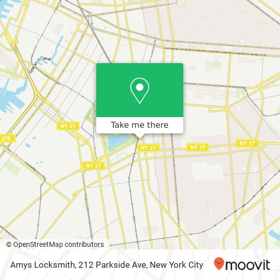 Amys Locksmith, 212 Parkside Ave map