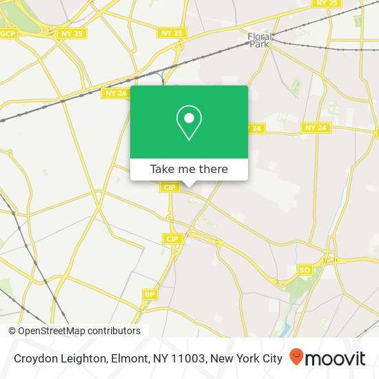 Croydon Leighton, Elmont, NY 11003 map