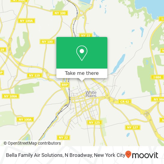 Mapa de Bella Family Air Solutions, N Broadway