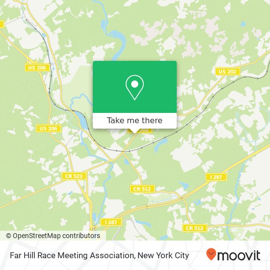 Far Hill Race Meeting Association map