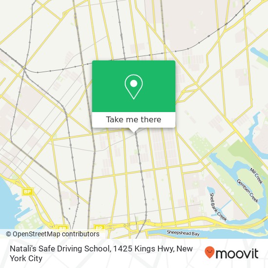 Natali's Safe Driving School, 1425 Kings Hwy map