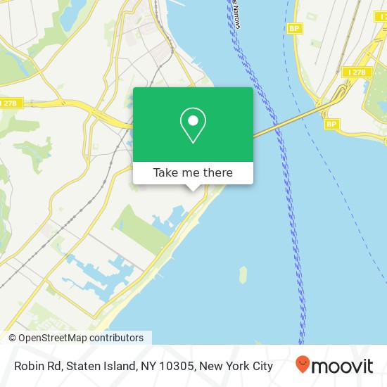 Robin Rd, Staten Island, NY 10305 map