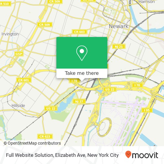 Full Website Solution, Elizabeth Ave map