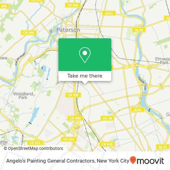 Mapa de Angelo's Painting General Contractors