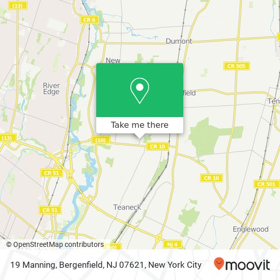 19 Manning, Bergenfield, NJ 07621 map