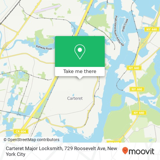 Carteret Major Locksmith, 729 Roosevelt Ave map