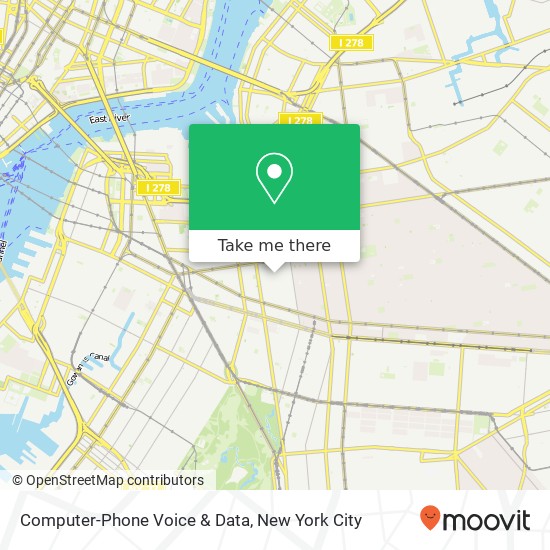 Computer-Phone Voice & Data map