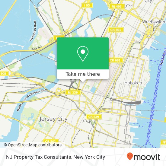 NJ Property Tax Consultants map
