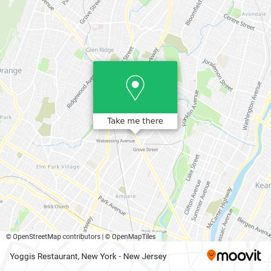 Yoggis Restaurant map