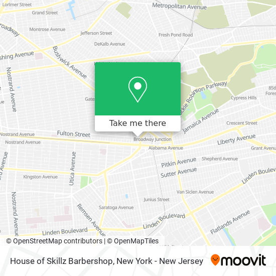 Mapa de House of Skillz Barbershop