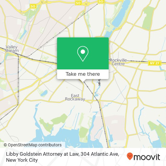 Libby Goldstein Attorney at Law, 304 Atlantic Ave map