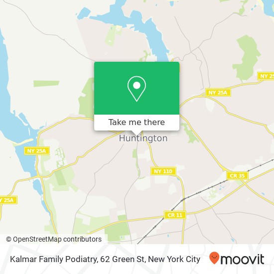 Kalmar Family Podiatry, 62 Green St map