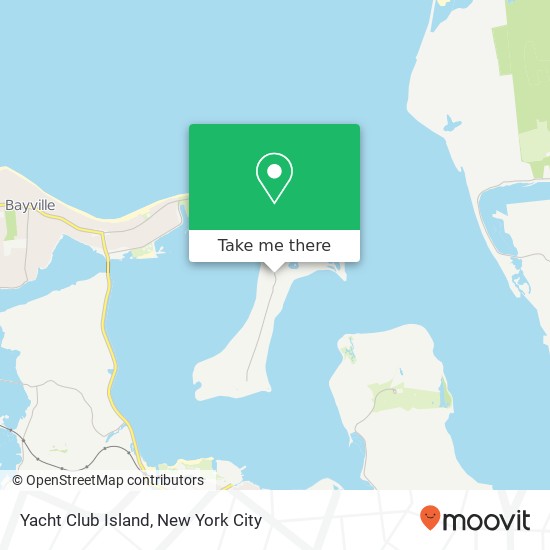 Mapa de Yacht Club Island, Oyster Bay, NY 11771