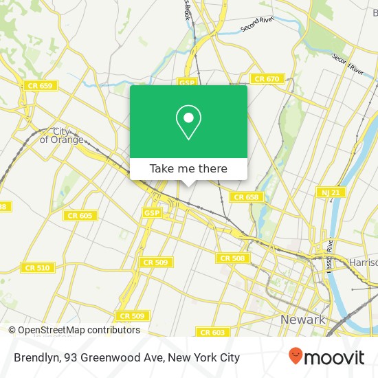 Brendlyn, 93 Greenwood Ave map