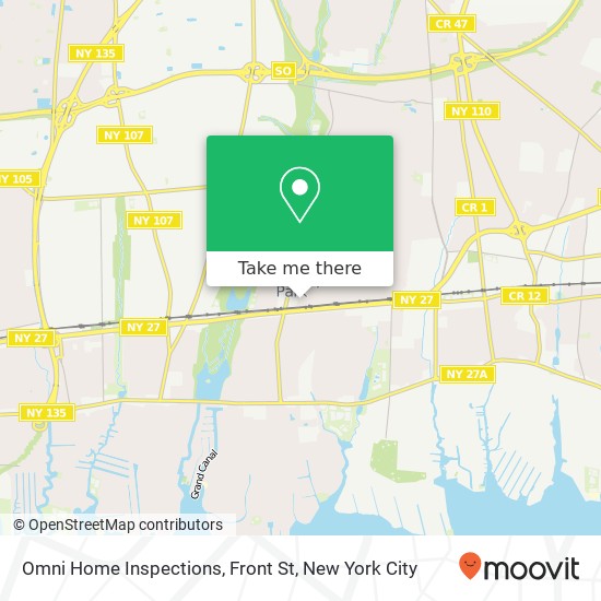 Omni Home Inspections, Front St map