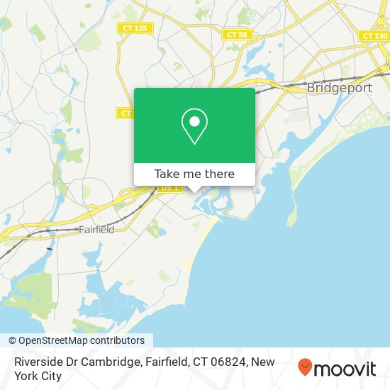 Riverside Dr Cambridge, Fairfield, CT 06824 map
