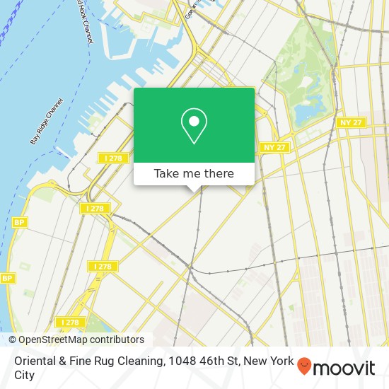 Oriental & Fine Rug Cleaning, 1048 46th St map