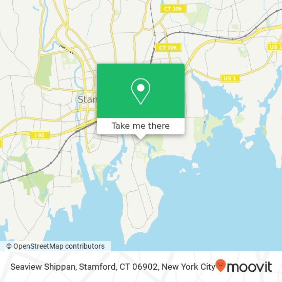 Mapa de Seaview Shippan, Stamford, CT 06902
