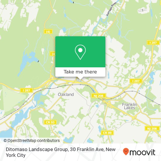 Ditomaso Landscape Group, 30 Franklin Ave map