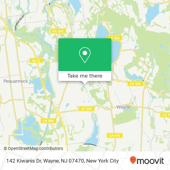 142 Kiwanis Dr, Wayne, NJ 07470 map