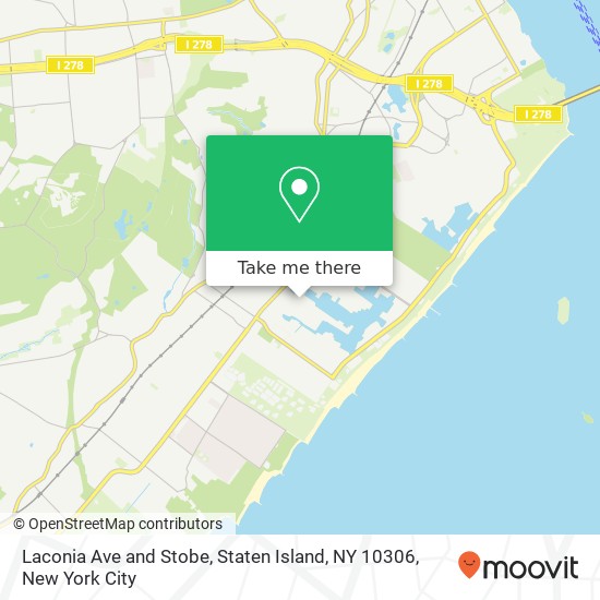 Laconia Ave and Stobe, Staten Island, NY 10306 map