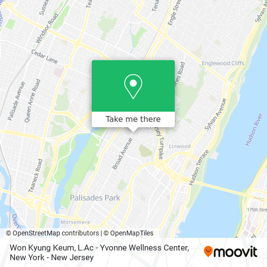 Mapa de Won Kyung Keum, L.Ac - Yvonne Wellness Center