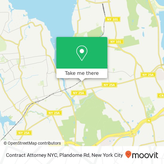 Mapa de Contract Attorney NYC, Plandome Rd