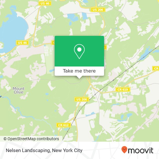 Nelsen Landscaping, Flanders Drakestown Rd map