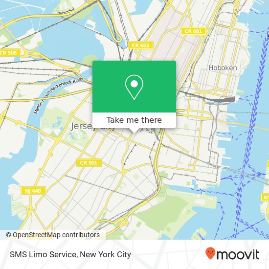 Mapa de SMS Limo Service