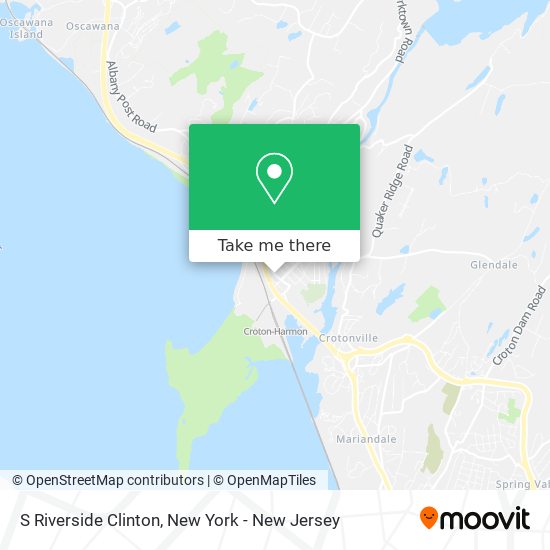S Riverside Clinton map