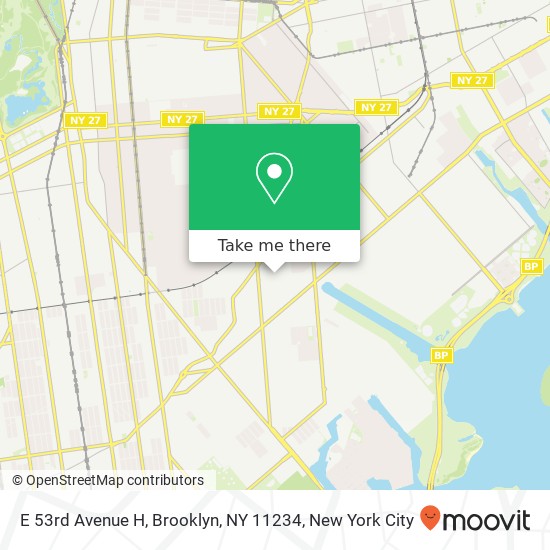 E 53rd Avenue H, Brooklyn, NY 11234 map
