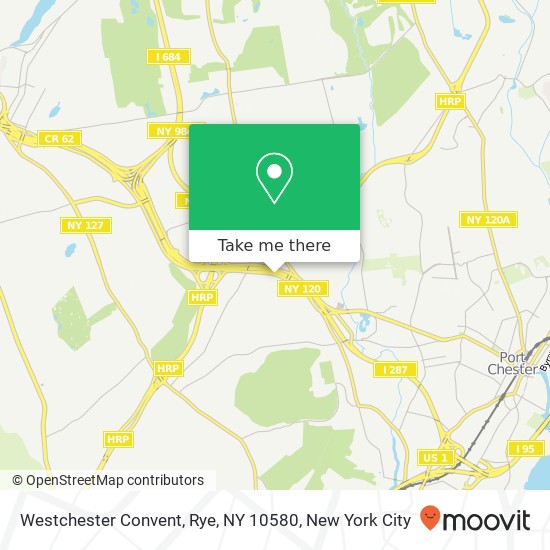 Mapa de Westchester Convent, Rye, NY 10580
