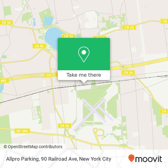 Mapa de Allpro Parking, 90 Railroad Ave