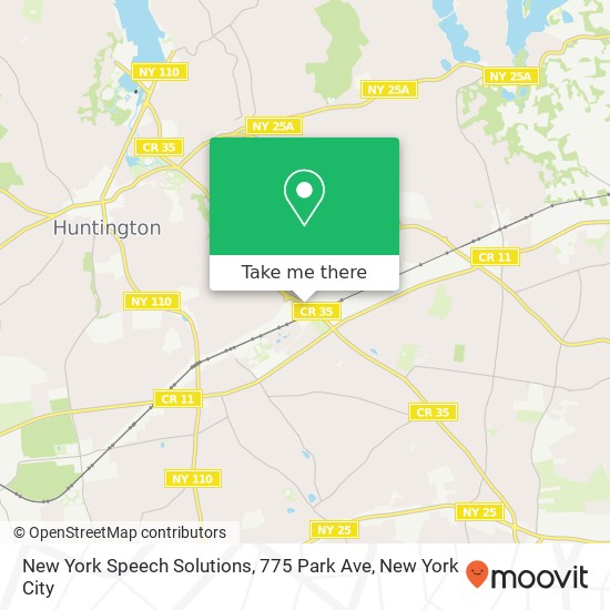 Mapa de New York Speech Solutions, 775 Park Ave