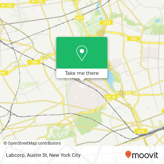 Labcorp, Austin St map