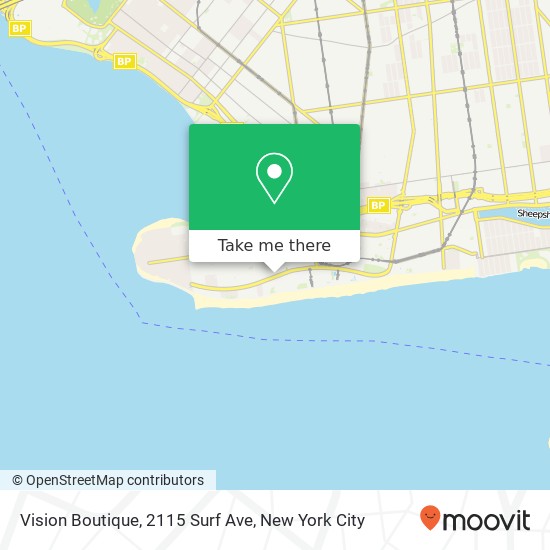 Vision Boutique, 2115 Surf Ave map