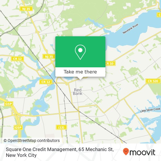 Square One Credit Management, 65 Mechanic St map