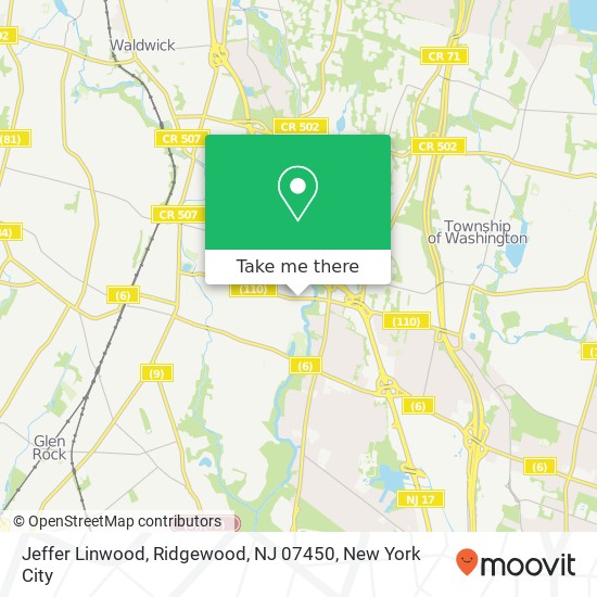 Jeffer Linwood, Ridgewood, NJ 07450 map