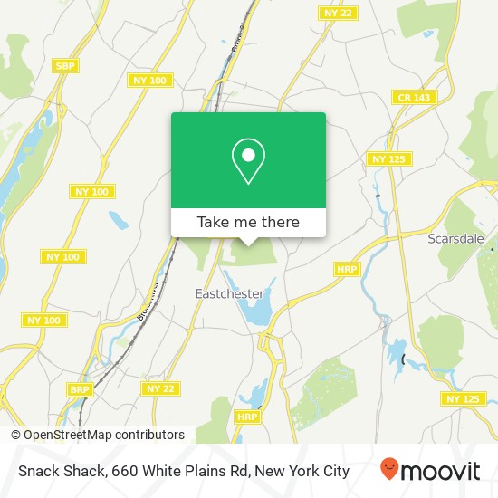 Snack Shack, 660 White Plains Rd map