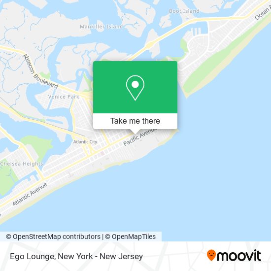 Ego Lounge map