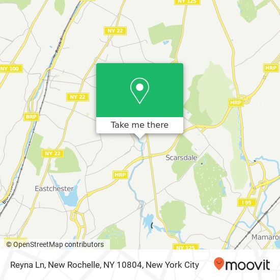 Mapa de Reyna Ln, New Rochelle, NY 10804