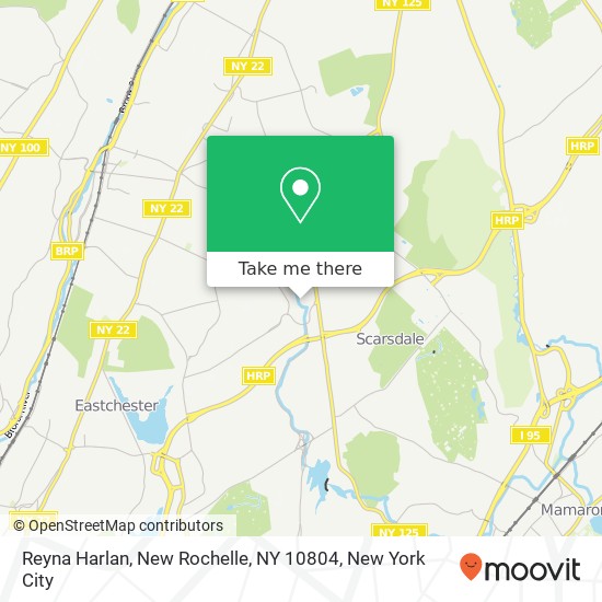 Reyna Harlan, New Rochelle, NY 10804 map