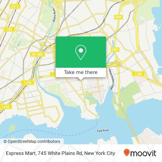 Express Mart, 745 White Plains Rd map