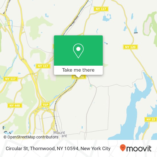 Mapa de Circular St, Thornwood, NY 10594