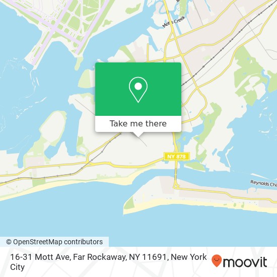 Mapa de 16-31 Mott Ave, Far Rockaway, NY 11691