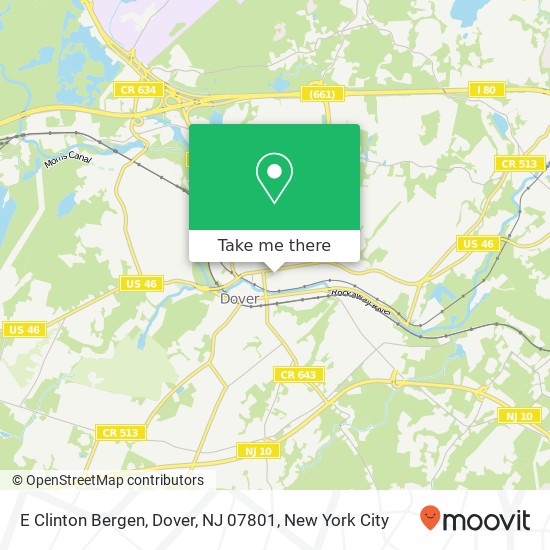 E Clinton Bergen, Dover, NJ 07801 map