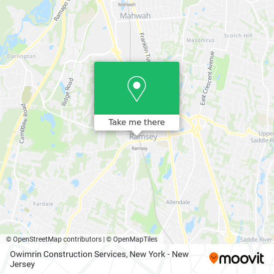 Owimrin Construction Services map