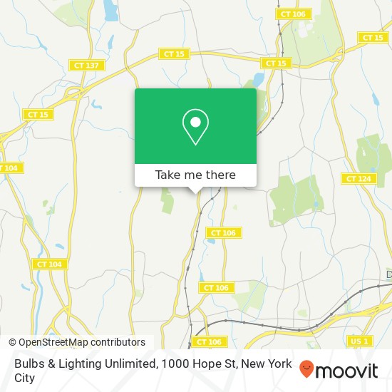 Bulbs & Lighting Unlimited, 1000 Hope St map